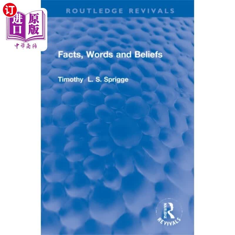海外直订Facts, Words and Beliefs 事实，语言和信仰