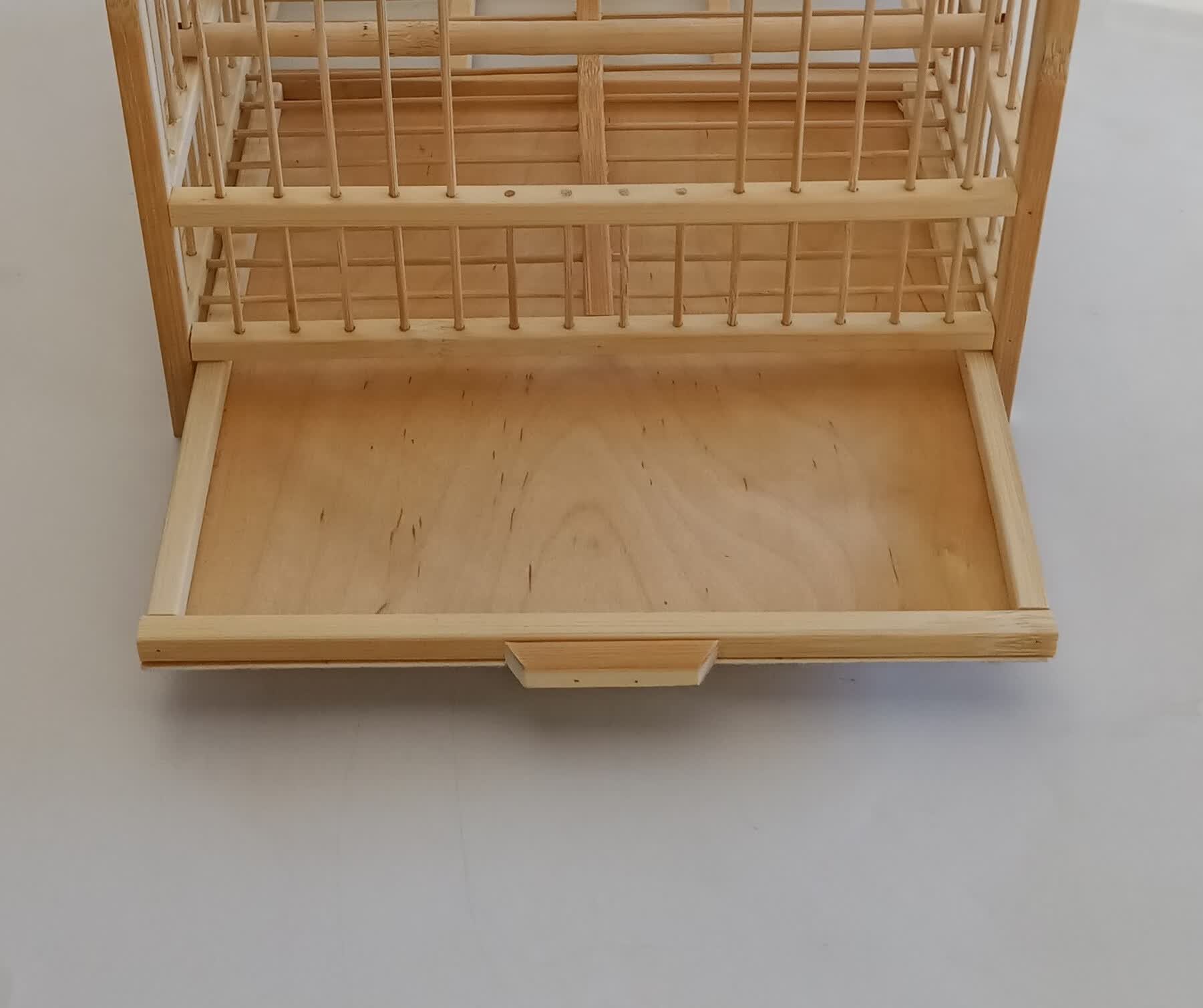 hkfx竹制小号鸟笼纯手工制作绣眼笼柳莺笼黄豆笼珍珠贝子笼包 笼子