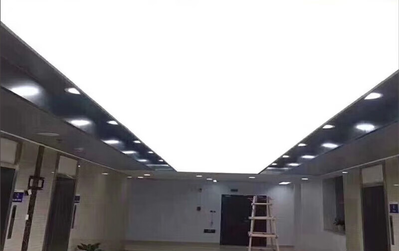 云漫卿软膜天花吊顶 led软膜天花吊顶白色透光膜a级防火发光灯膜uv