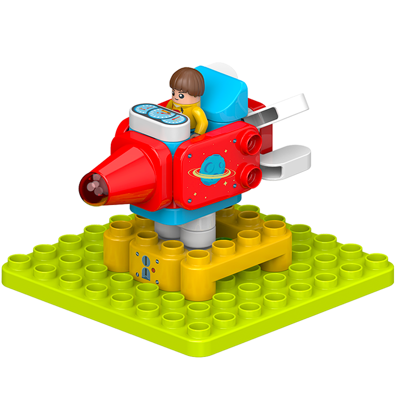 布鲁可大颗粒积木玩具创意拼搭布鲁克男孩女孩积木拼装创造系列新年