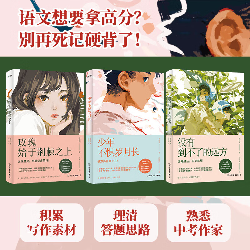 现货中考语文热点作家作品解析张丽钧朱成玉张亚凌 少年不惧岁月长