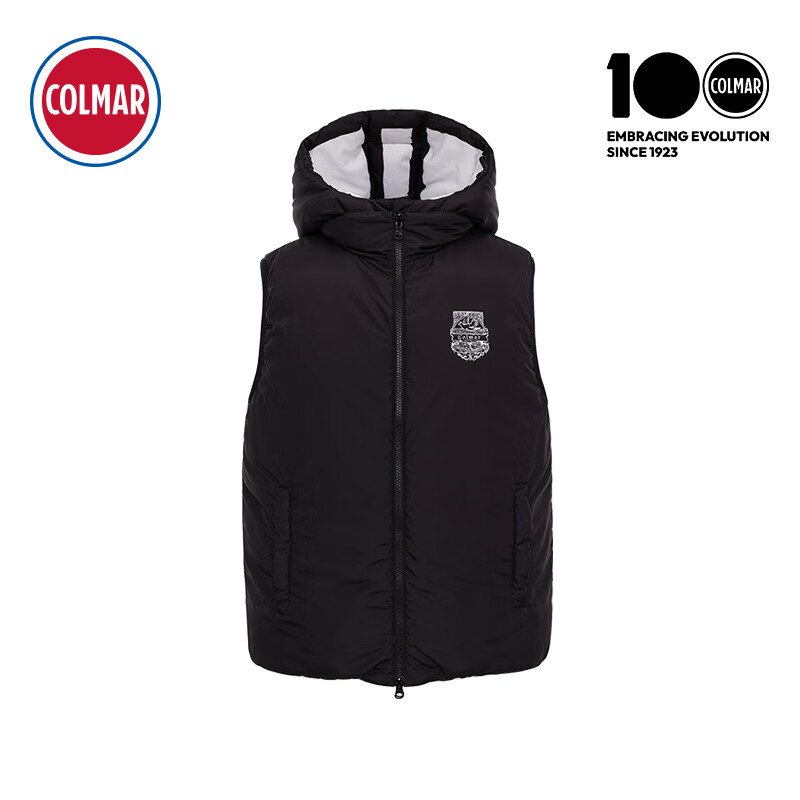 colmar100周年纪念款羽绒马甲 时尚休闲可两面穿情侣款上衣 新年礼物