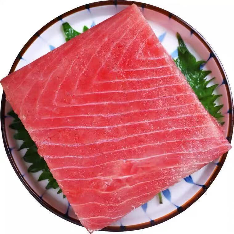 皓谦深海金枪鱼鱼类 金枪鱼肉低温处理 一斤装(含芥末酱油料包)