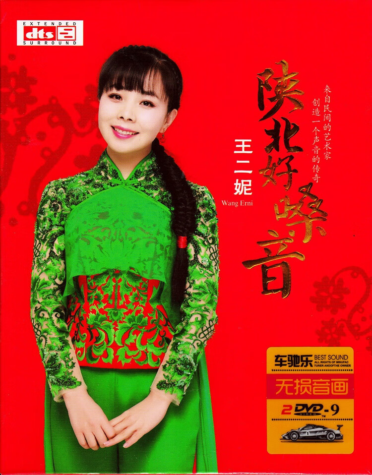 阿宝 王二妮 流行新歌精选 陕北民歌 正版汽车载2dvd碟片歌曲光盘