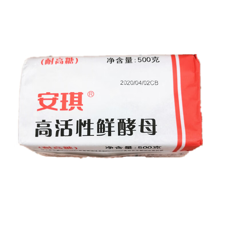 安琪高活性鲜酵母耐高糖湿酵母新鲜小块发面500克烘焙商用醒发 安琪鲜