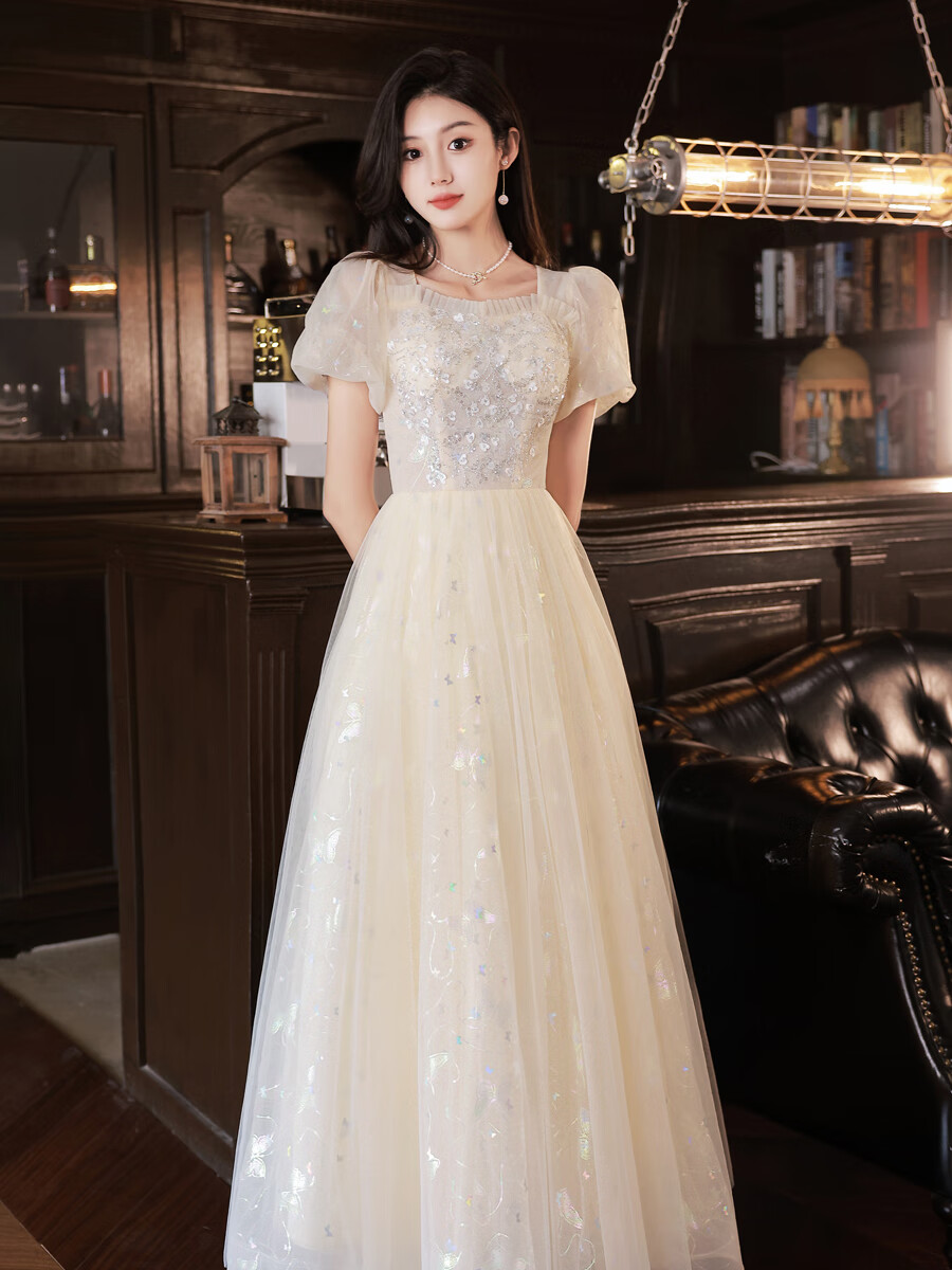 歌珀尼成人礼服女18嵗礼服学生蓬蓬裙仙气声乐艺考宴会主持人独唱