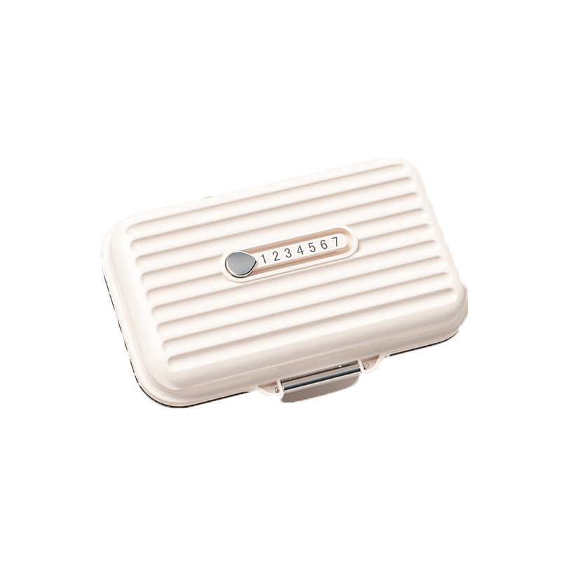 登比药盒一周七天药品分装盒收纳盒便携式吃药提醒器大容量随身分药器