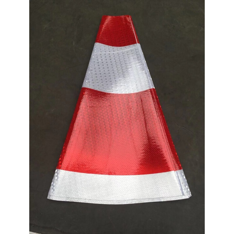 锦赞橡胶塑料路锥50圆锥反光膜60锥套70方锥雪糕桶贴纸定制路障锥