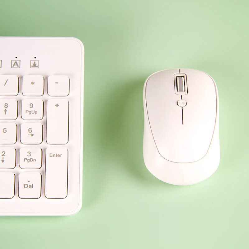 灵蛇（LINGSHE)无线键鼠套装 即插即用 办公无线键鼠  键盘鼠标套装MK275白色