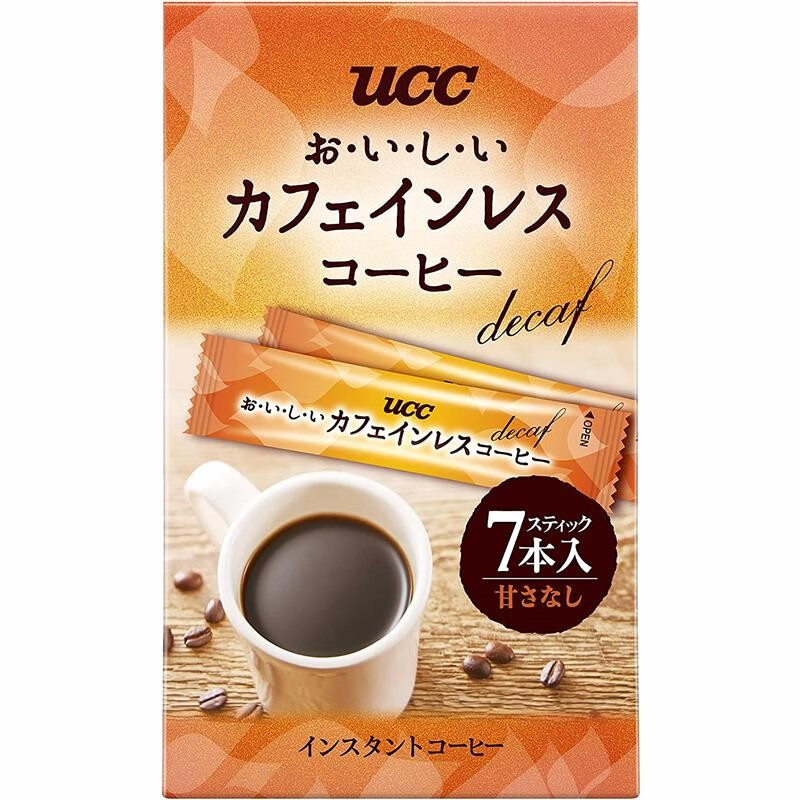 上岛咖啡【日本直邮】上岛咖啡 UCC滴滤式金装挂耳咖啡粉 速溶咖啡 低咖啡因2gx7条【一包】