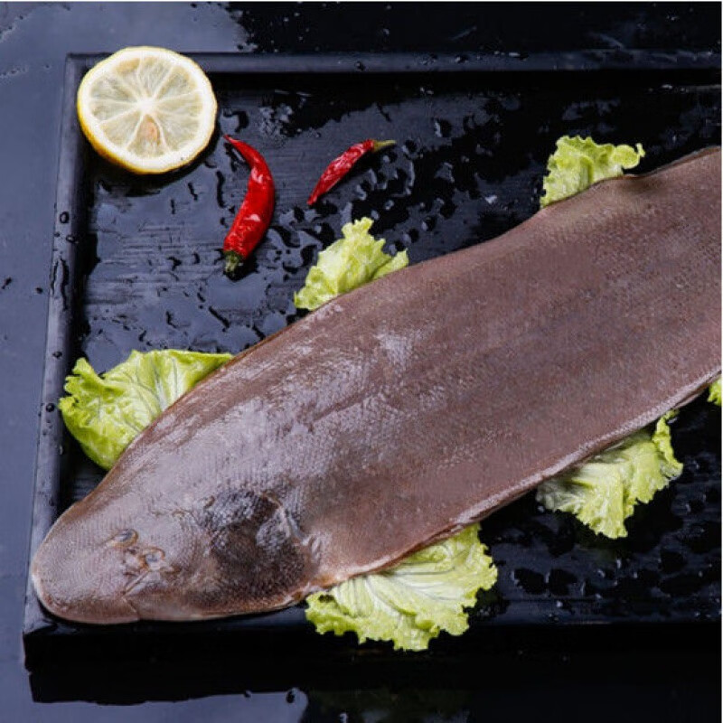 皓谦龙利鱼3斤舌头鱼新鲜踏板鱼带皮冷冻活鲜海鲜水产 3斤