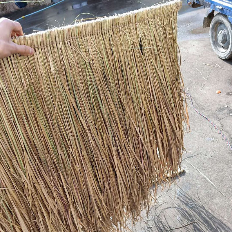 凯悦畜牧 天然茅草瓦真茅草凉亭农家乐度假村木屋屋棚茅草屋顶装饰1米