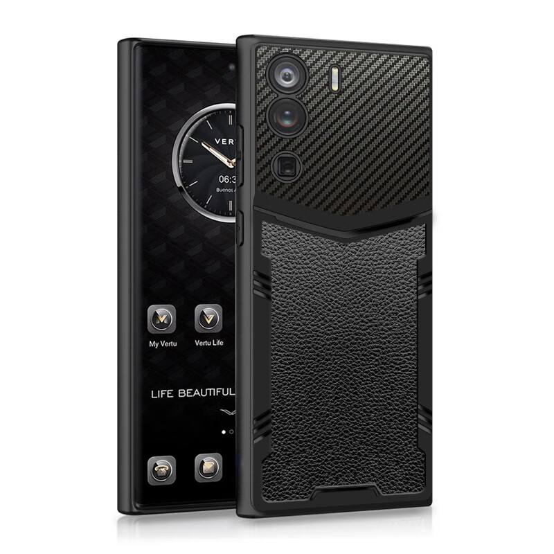 0全包vtl-202201皮套简约 (纬图 metavertu)黑色 其他手机型号