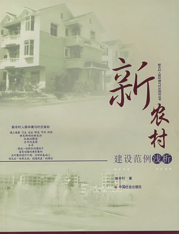 新农村建设范例浅析【正版图书】