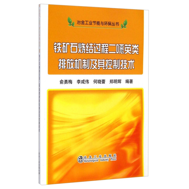 冶金工业节能与环保丛书:铁矿石烧结过程二噁英类排放机制及其控制