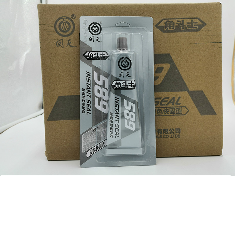 惠利得回天角斗士588,589硅酮免垫密封胶车用平面密封胶高温红胶 红色