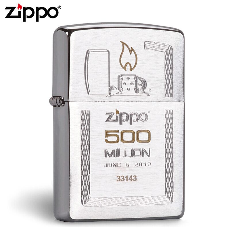 zippo原装zippo打火机 之宝正版第5亿只纪念版28412 限量版防风点烟器