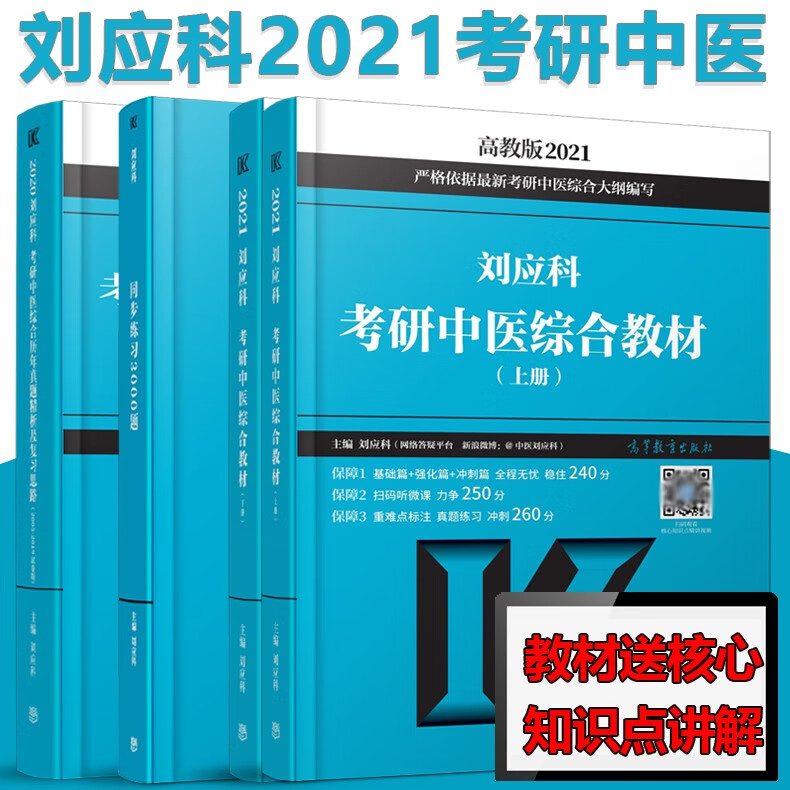 刘应科中医全套2021考研中医综合教材上