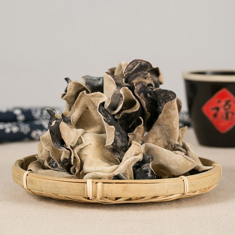 菌初白背毛木耳干货火锅头茬脆木耳 白背毛木耳 500g