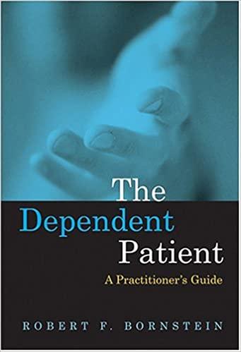 预订 dependent patient:a practitioners guide, 心理学