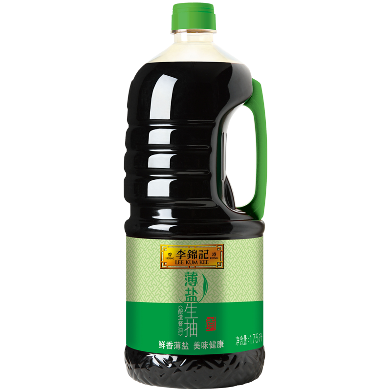 李锦记 薄盐生抽 1.75L