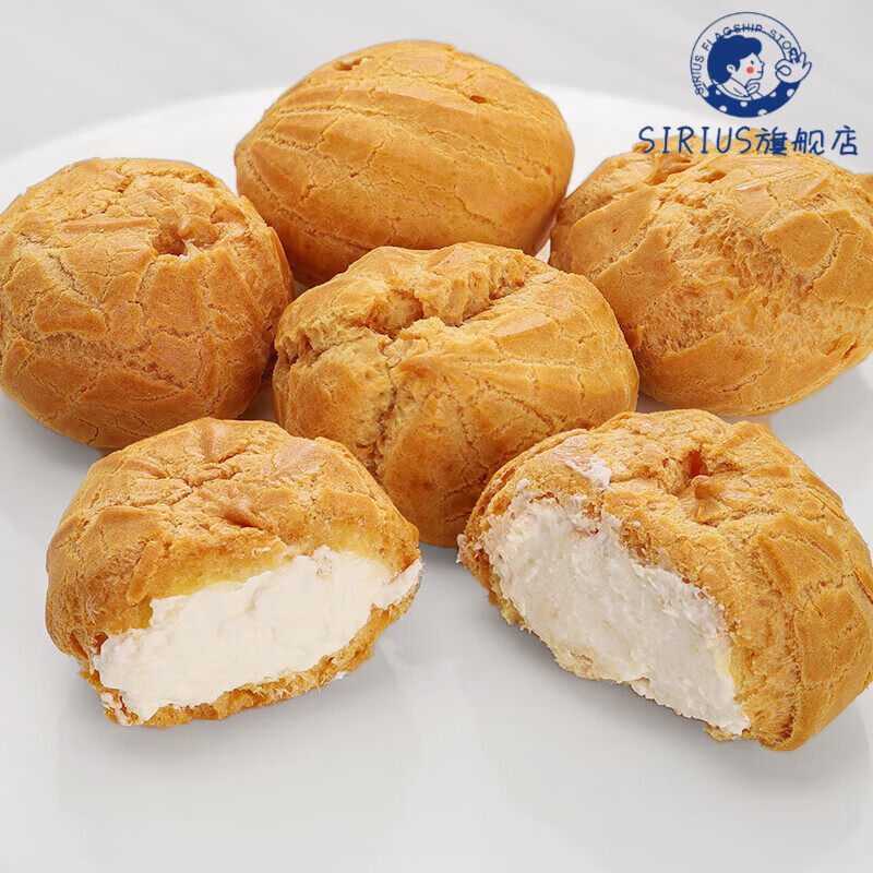 淳滋堂爆浆泡芙夹心面包老式奶油甜品早餐整箱营养健康零食品小吃