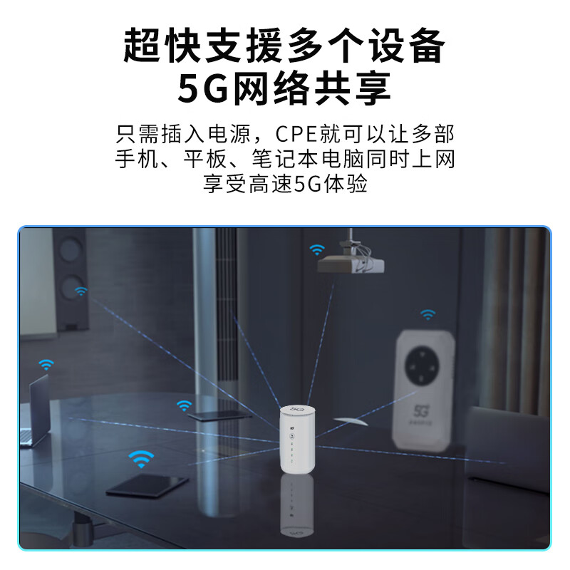 羽浪5g随身wifi6移动无线免插卡cpe路由器千兆双频车载上网高速无限流量2025款户外直播无线网卡流量 5G升级版【网速提升+信号提升+性能增强】