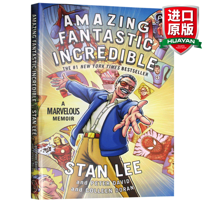 英文原版 漫威之父英雄的诞生 Amazing Fantastic Incredible 全英文版