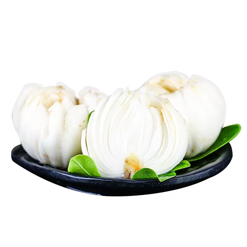 译优农甘肃兰州鲜百合新鲜现挖纯食用生甜白合当季蔬菜非干货特产 1斤装【9年生特大果共4颗】