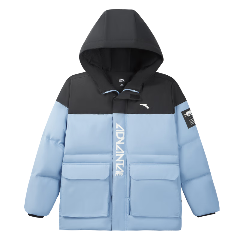 安踏兒童羽絨服男童裝25年冬戶(hù)外三防雪殼熱返IV保暖防風(fēng)加厚上衣外套 【熱返IV雪殼】深夜藍/滿(mǎn)印-8 絨子含量85% 130 充絨量104g