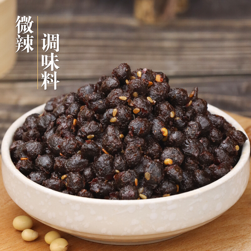 虎钢馋香辣味豆豉炒豆豉干四川特产回锅肉蒸鱼豆鼓酱下饭菜250g