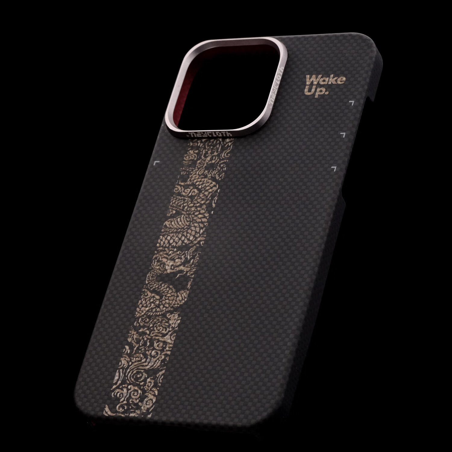 火星日出【龙年限定】ang火星日出newcloth【有龙则灵】凯夫拉iPhone15Pro/Max磁吸手机壳芳纶 黑金 iPhone 15 ProMax