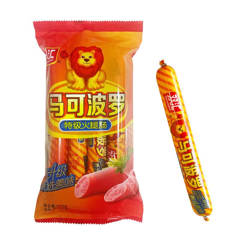 双汇 特级火腿肠 香肠火腿 马可波罗 60g*9支/袋装 出游 露营款高性价比高么？