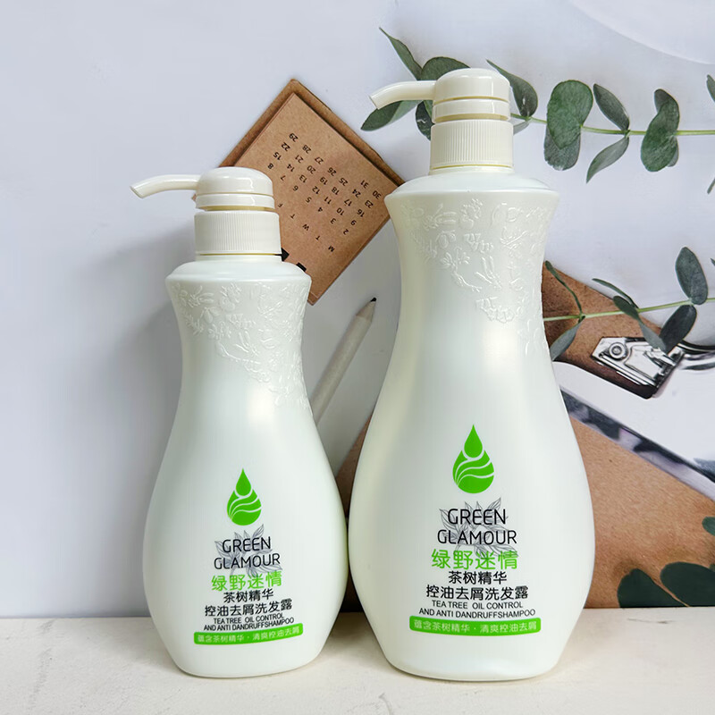 原野生姜茶树橄榄精华滋润亮泽清爽去屑烫染洗发水干枯毛躁顺滑 茶树精华去屑控油洗发露1kg