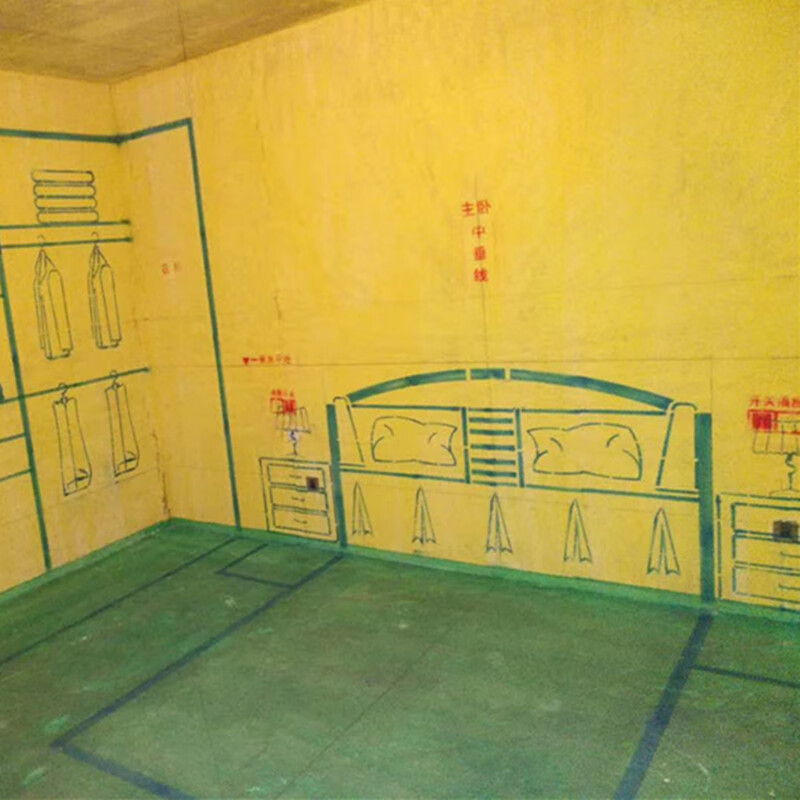 ring喷字模板 全套3d家装全景放样模板家具喷绘模板实景图案3d装修放