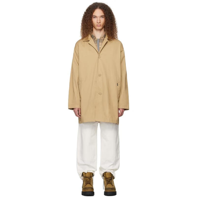 carhartt 奢侈品潮牌 男士 驼色 newhaven 秋冬大衣 sable xxl