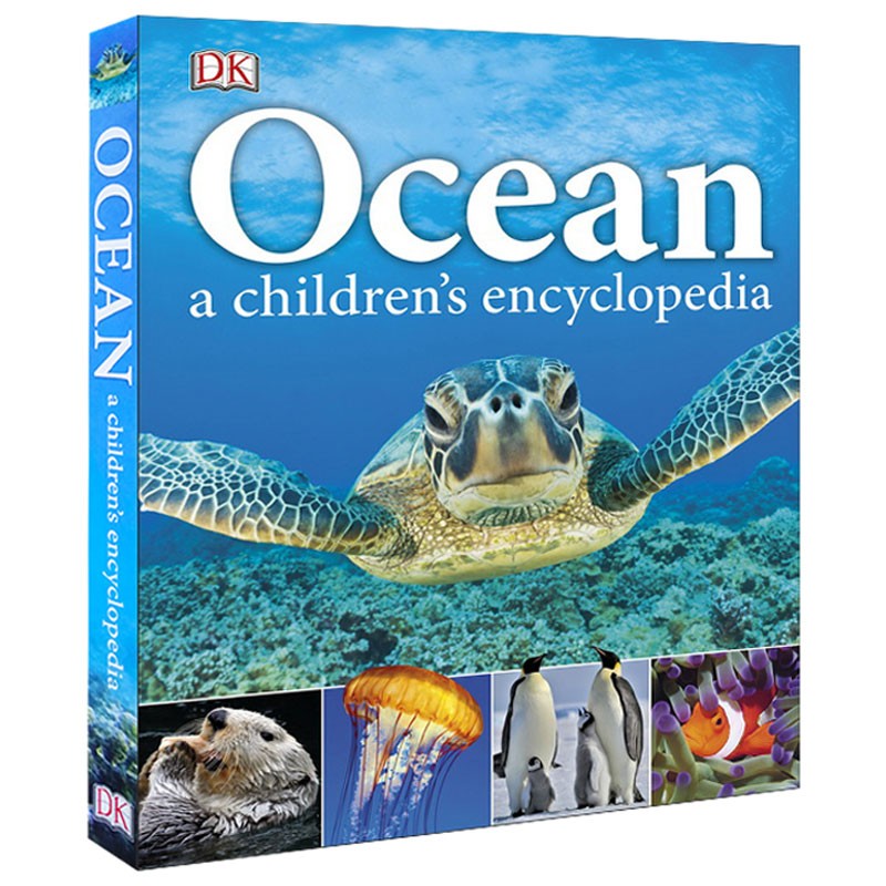 英文原版 DK儿童海洋百科 DK Ocean A Children’s Encyclopedia 海洋生物启蒙认知图解指南 DK儿童海洋知识科普读物