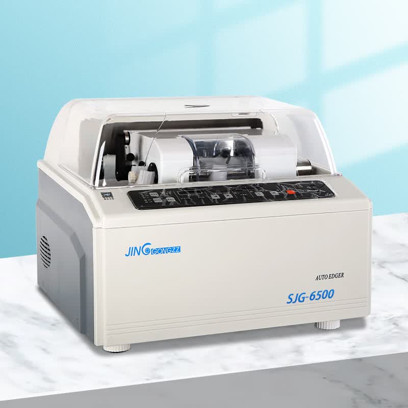 眼镜设备眼镜磨片机全自动眼镜镜片磨边机精功全自动镜片打磨6500