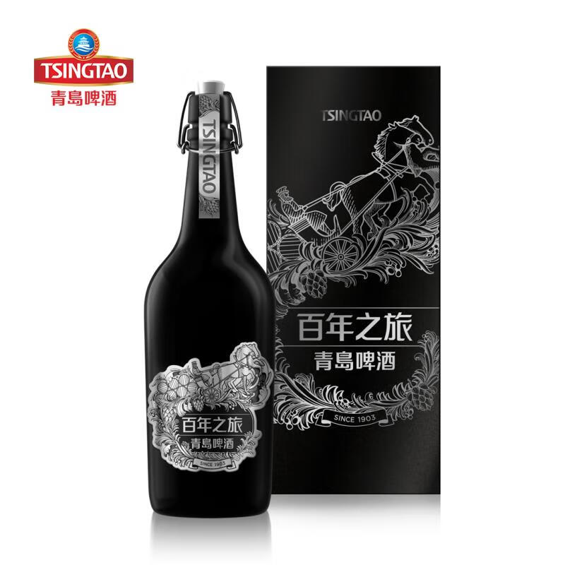 青岛啤酒 百年之旅 大师酒 815ml*6瓶 箱装