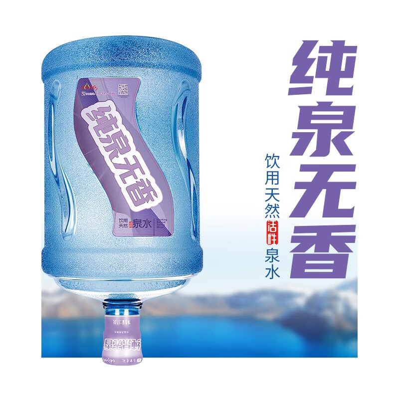 圣爱源大清宝泉 纯泉无香 饮用天然水 17l*1桶