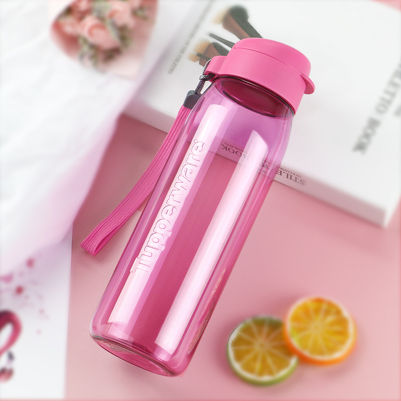 特百惠(tupperware)乐活随心壶运动水杯大容量塑料杯轻量便携防漏