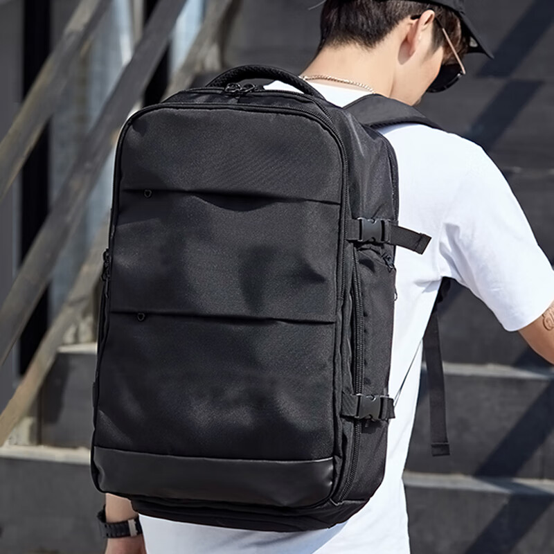 轻骑者背包旅行包男大容量双肩包男士电脑包173英寸短途出差打工旅游