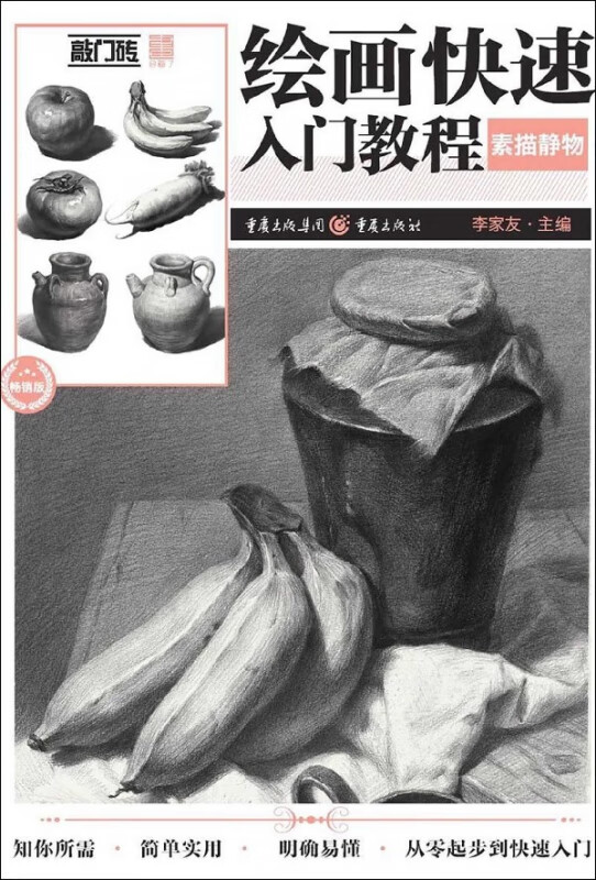 绘画快速入门教程(素描静物畅销版)/敲门砖