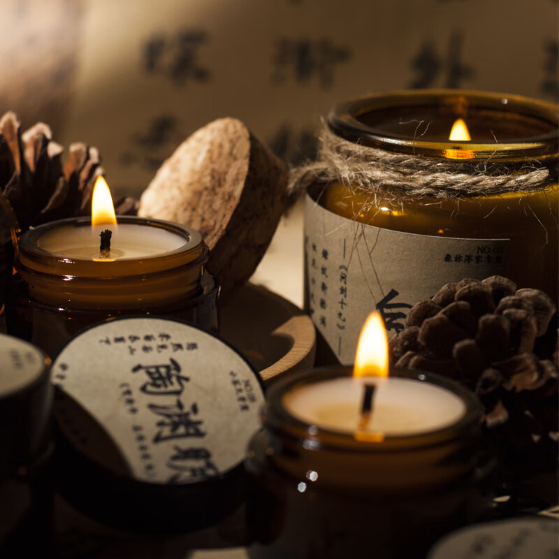 锟霖屹新中式生日礼物女生古风香薰蜡烛国风礼盒摆件系古诗送男同学