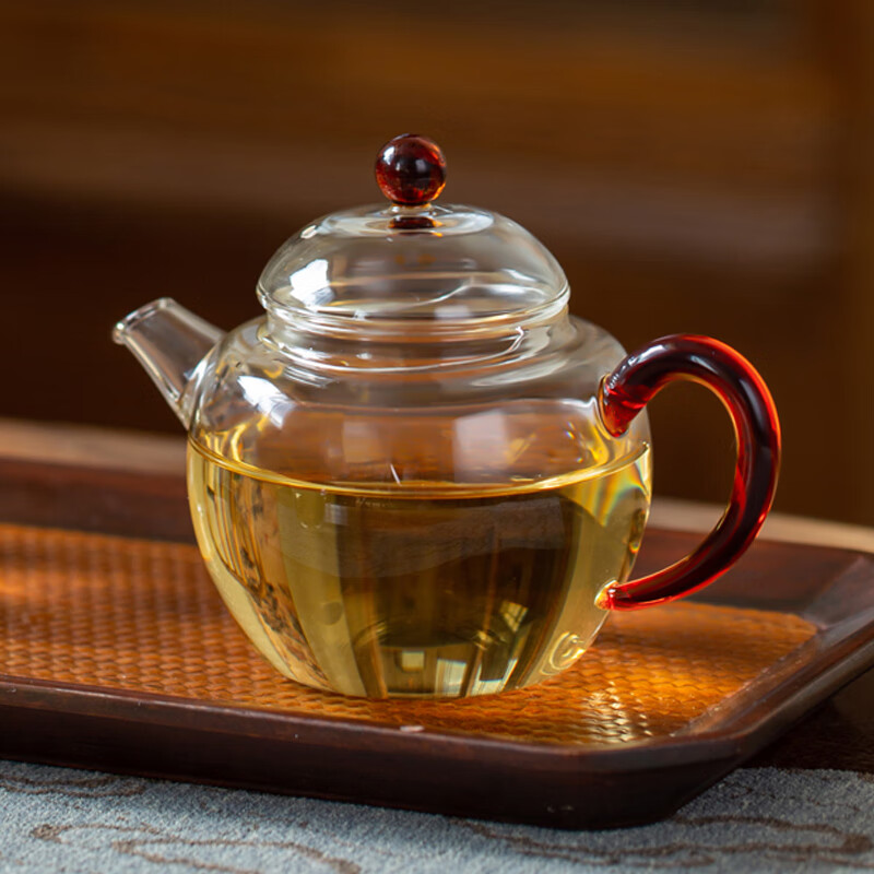 天久璃匠玻璃茶壶玻璃壶泡茶壶茶具茶壶烧水壶小茶壶玻璃煮茶器单壶清妍 