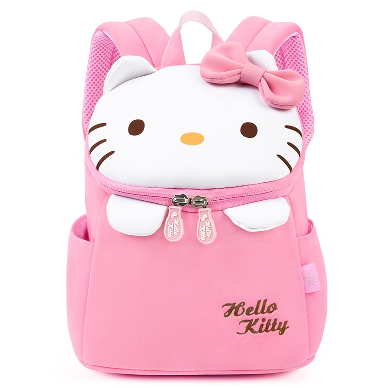 凯蒂猫hello kitty幼儿园书包女童宝宝2-5岁可爱卡通防走失双肩背包