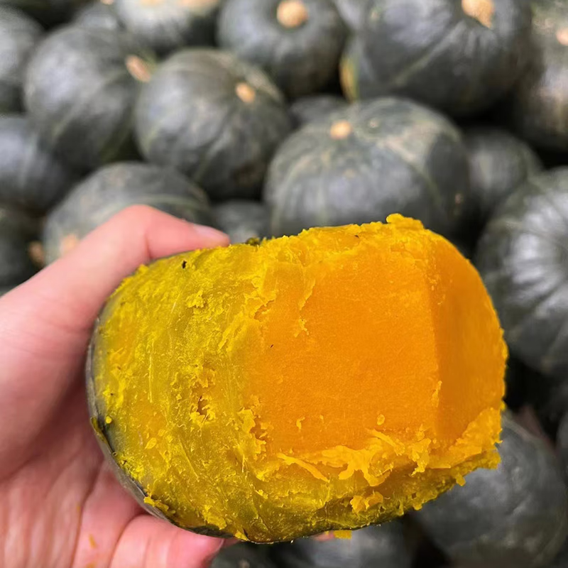 秦品堂正宗贝贝南瓜板栗味小南瓜新鲜蔬菜软糯香甜轻食减脂餐老少皆宜 【精选】贝贝南瓜 5斤 (带箱)