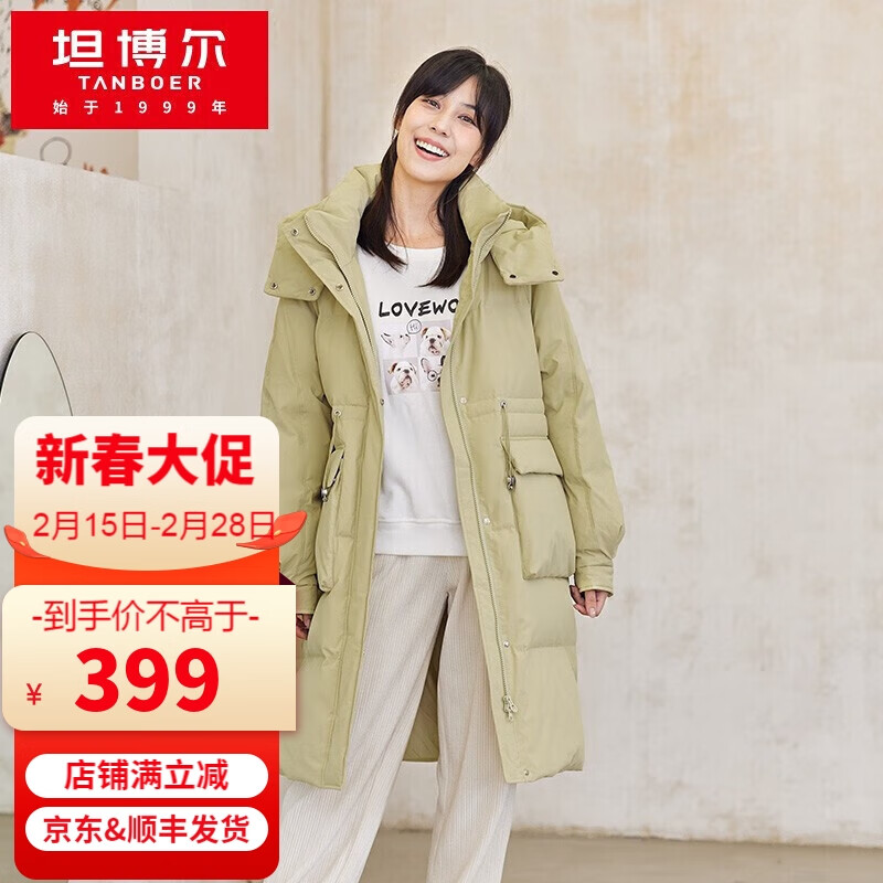 坦博尔羽绒服女2021款中长款宽松加厚到底保暖不保暖？插图