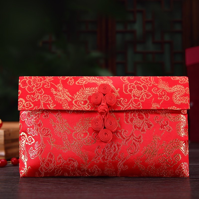 雅空五万红包袋礼袋老人礼包压岁包奖励金超级大红包10万元超大特大