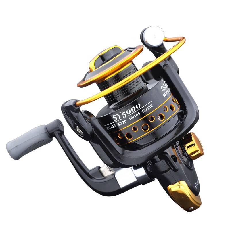 狼王乐钓纺车轮竿纺轮竿金属轮渔轮渔轮轮海杯线竿矶抛渔轮甩全金属